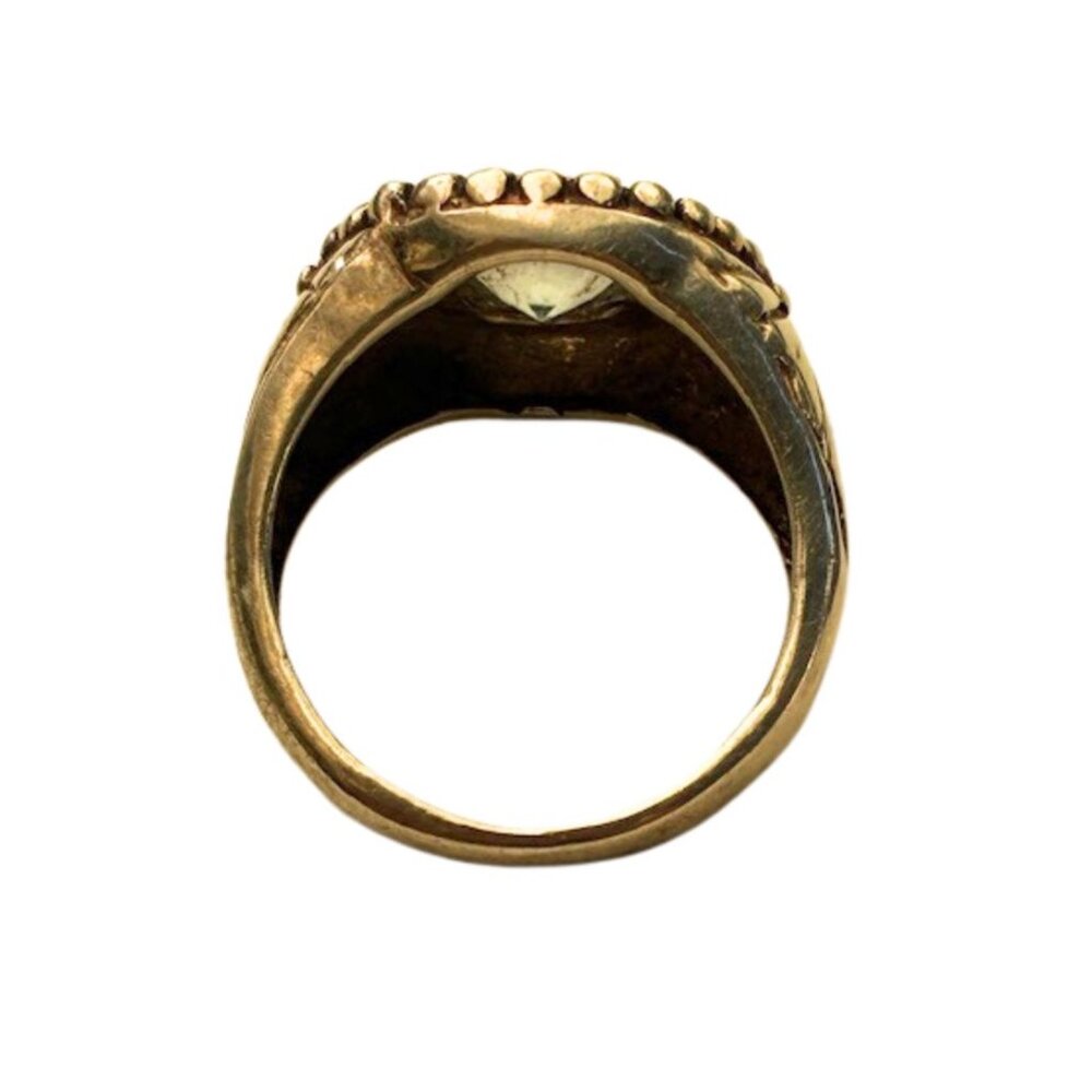 Moonstone Statement Sterling Silver Ring - image 6